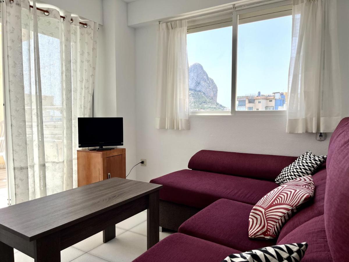 Primera Linea Con Piscina En Calpe Bagian luar foto
