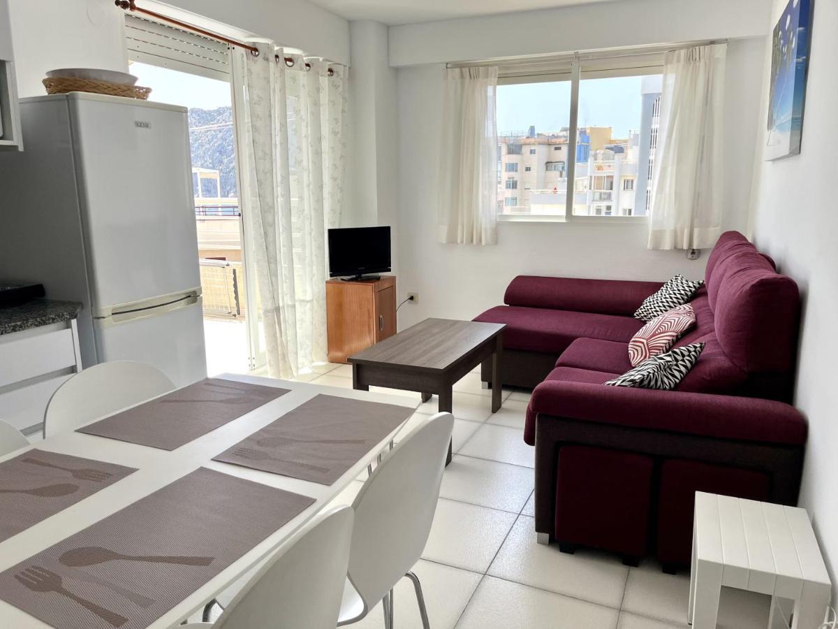 Primera Linea Con Piscina En Calpe Bagian luar foto