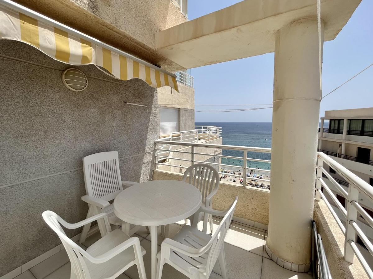 Primera Linea Con Piscina En Calpe Bagian luar foto